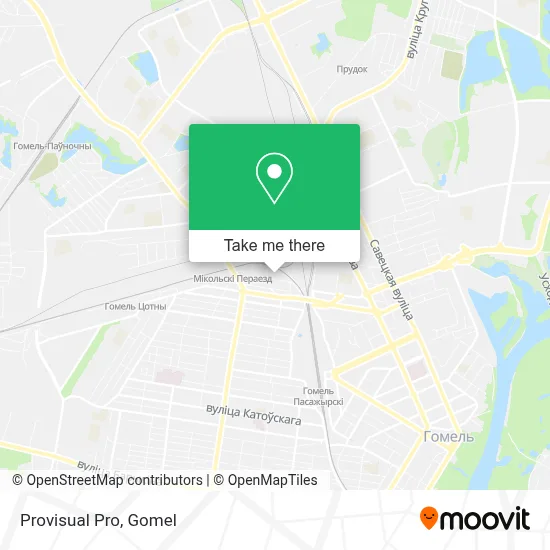 Provisual Pro map