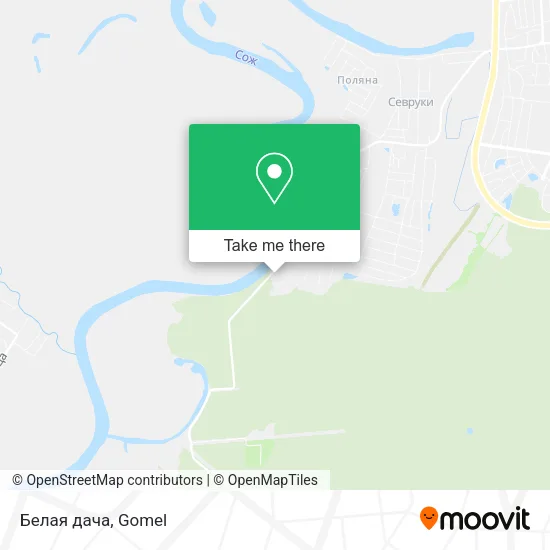 Белая дача map