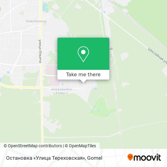 Остановка «Улица Тереховская» map