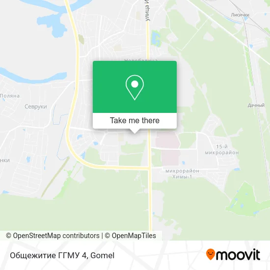 Общежитие ГГМУ 4 map