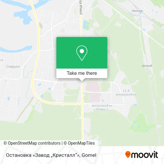 Остановка «Завод „Кристалл“» map