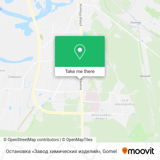 Остановка «Завод химических изделий» map