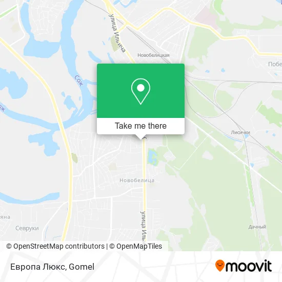 Европа Люкс map