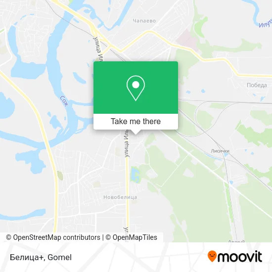 Белица+ map