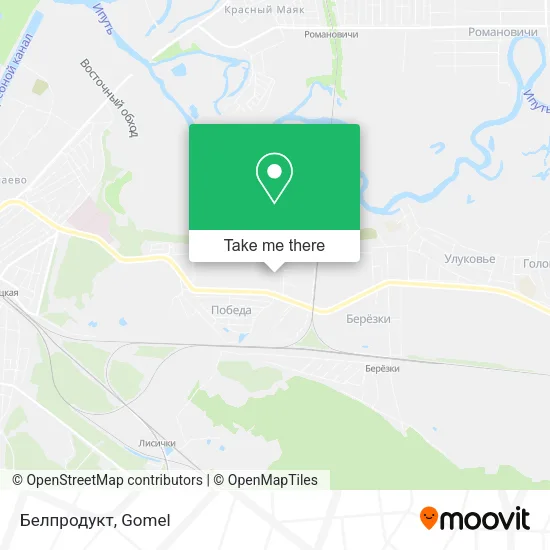 Белпродукт map