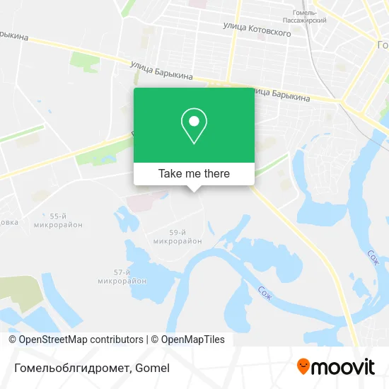 Гомельоблгидромет map