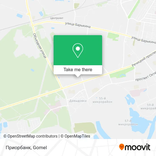 Приорбанк map