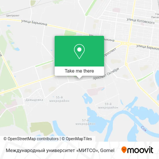 Международный университет «МИТСО» map