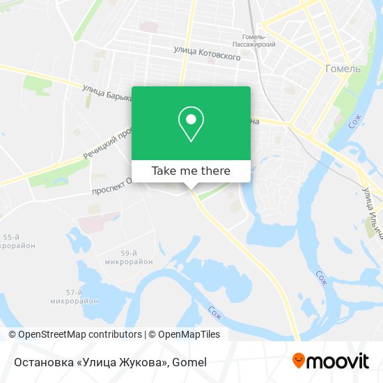 Остановка «Улица Жукова» map