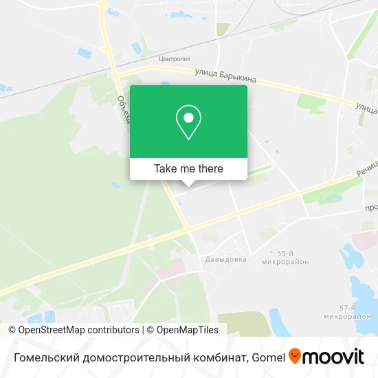 Гомельский домостроительный комбинат map