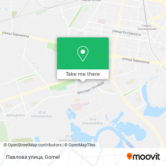 Павлова улица map