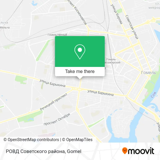 РОВД Советского района map