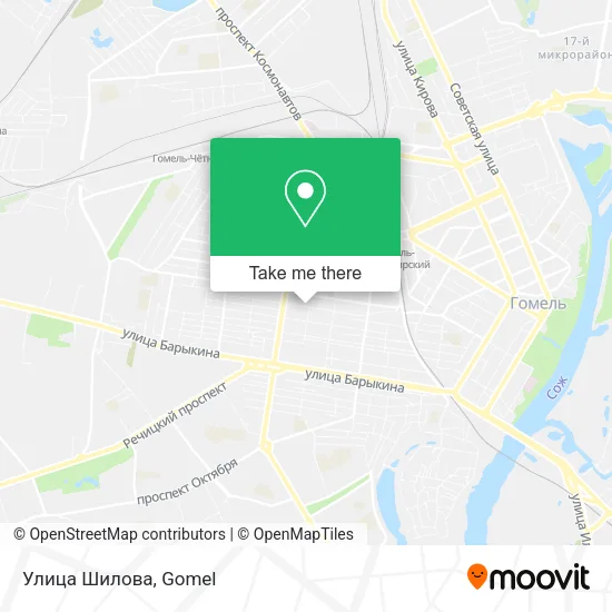 Улица Шилова map