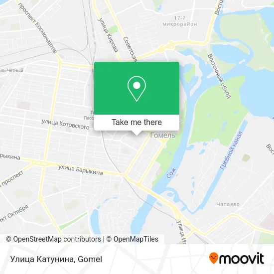 Улица Катунина map