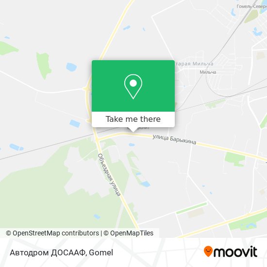 Автодром ДОСААФ map
