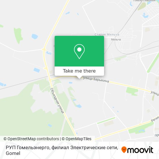 РУП Гомельэнерго, филиал Электрические сети map