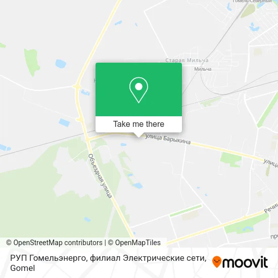 РУП Гомельэнерго, филиал Электрические сети map