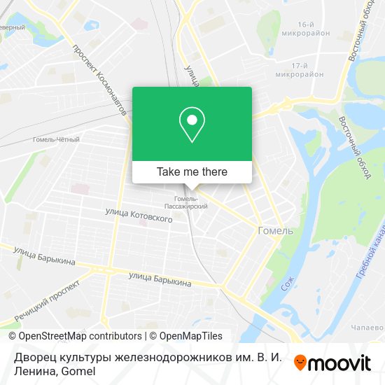 Дворец культуры железнодорожников им. В. И. Ленина map