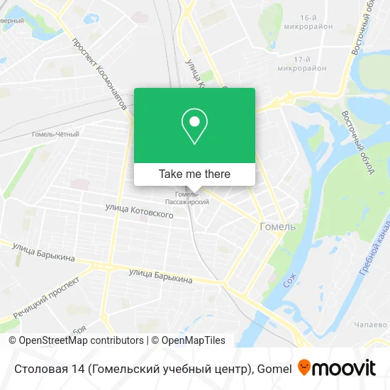 Столовая 14 (Гомельский учебный центр) map