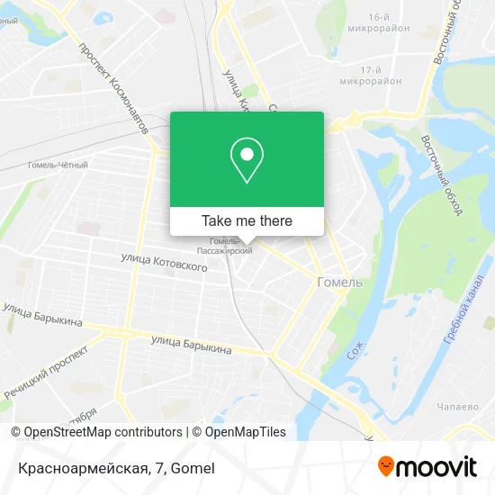 Красноармейская, 7 map