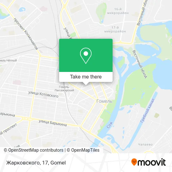 Жарковского, 17 map
