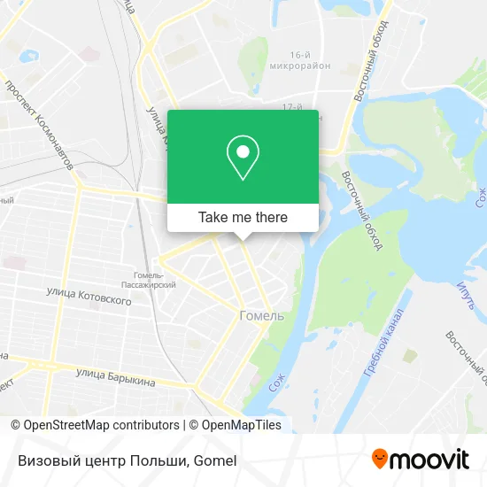 Визовый центр Польши map