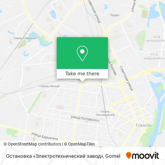 Остановка «Электротехнический завод» map