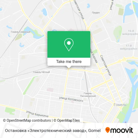 Остановка «Электротехнический завод» map
