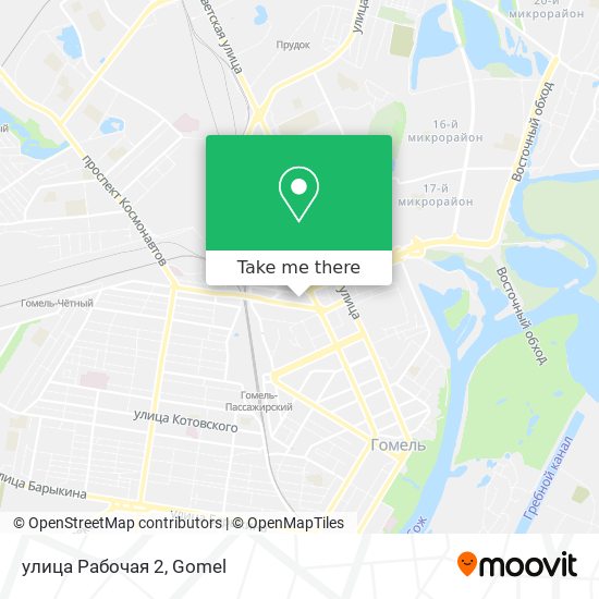 улица Рабочая 2 map