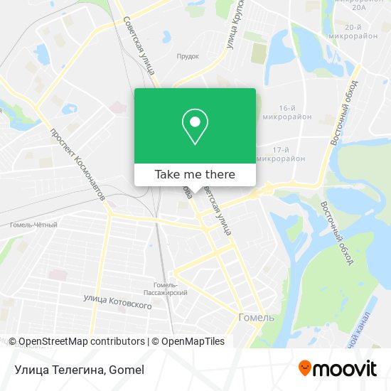 Улица Телегина map