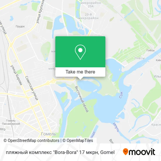 пляжный комплекс "Bora-Bora" 17 мкрн map