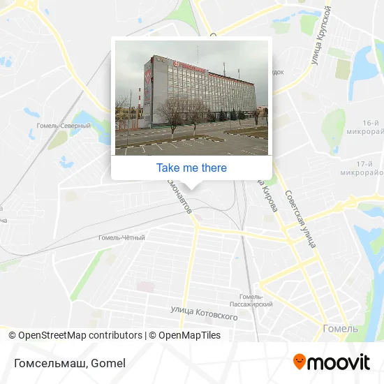 Гомсельмаш map