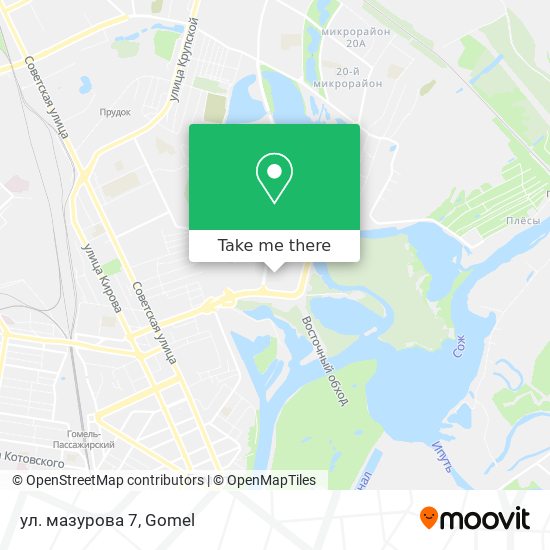 ул. мазурова 7 map