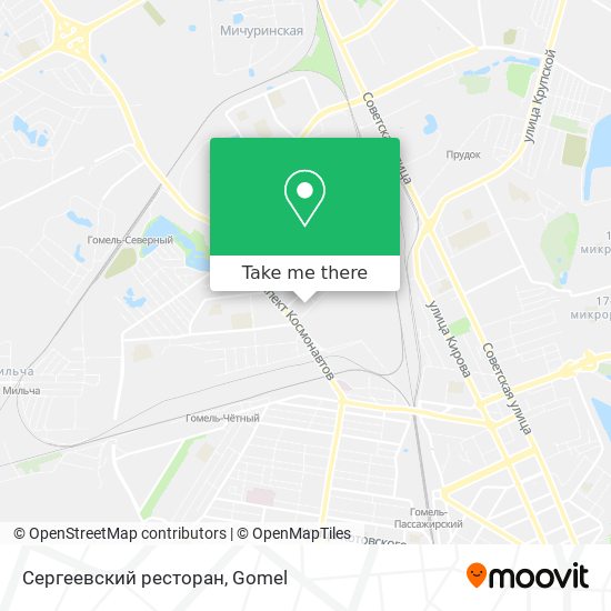 Сергеевский ресторан map