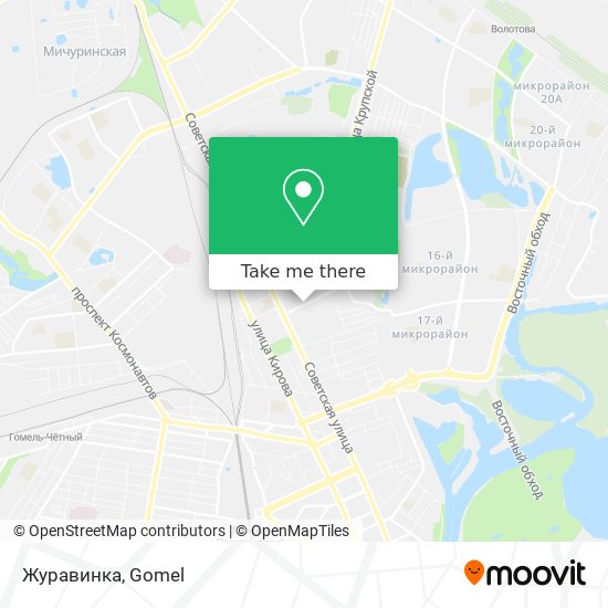 Журавинка map