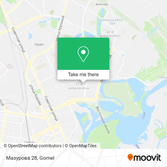 Мазурова 28 map