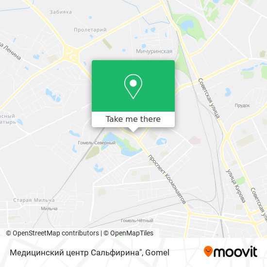 Медицинский центр Сальфирина" map