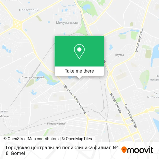 Городская центральная поликлиника филиал № 8 map
