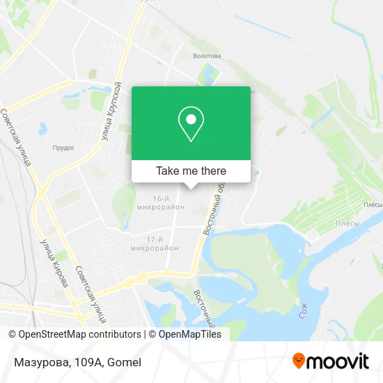 Мазурова, 109А map