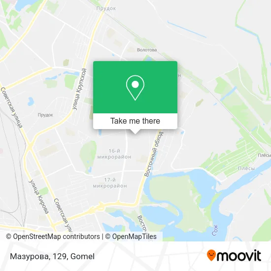 Мазурова, 129 map