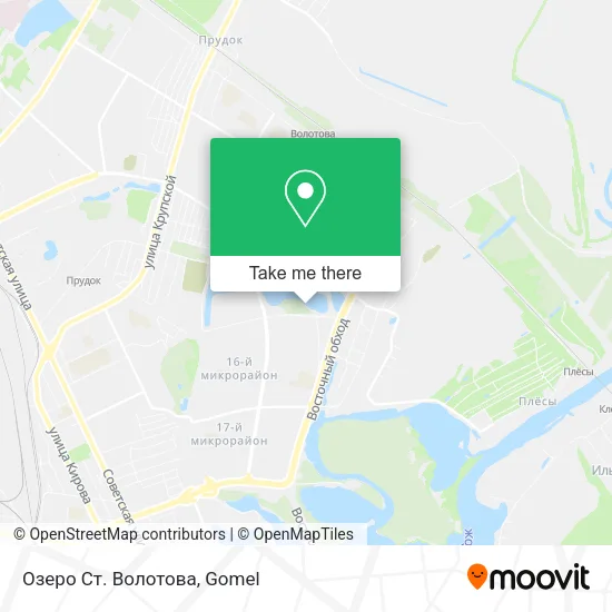 Озеро Ст. Волотова map