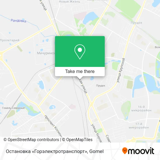 Остановка «Горэлектротранспорт» map