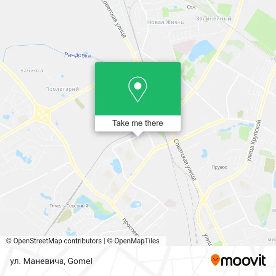 ул. Маневича map