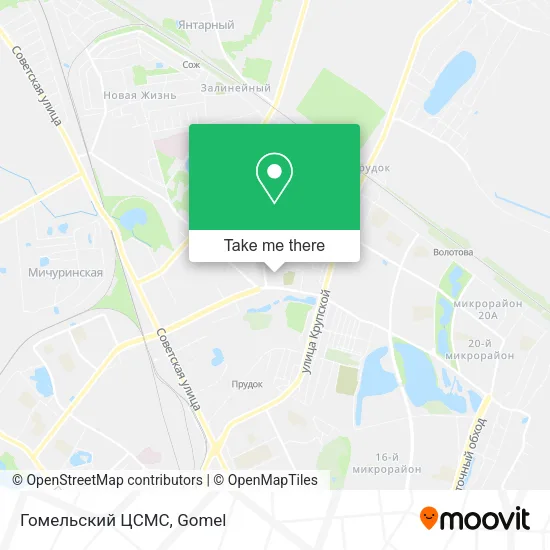 Гомельский ЦСМС map