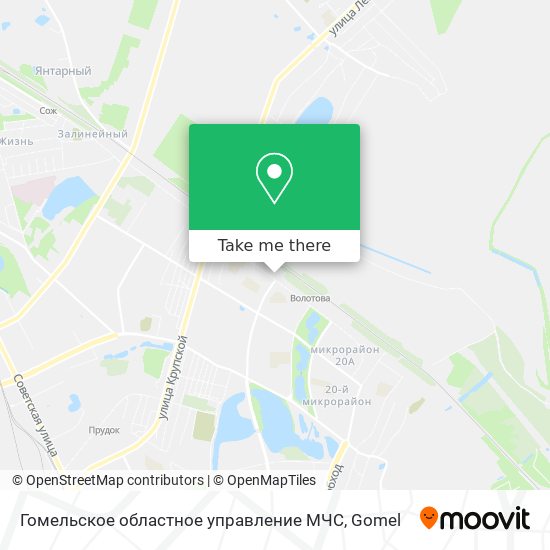 Гомельское областное управление МЧС map