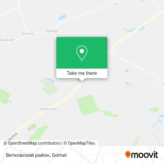 Ветковский район map