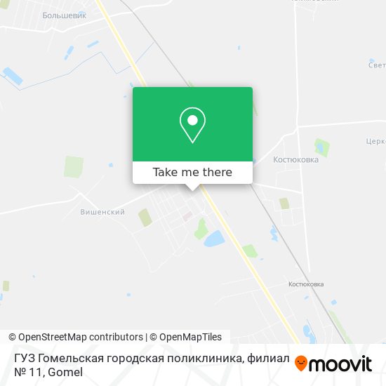 ГУЗ Гомельская городская поликлиника, филиал № 11 map