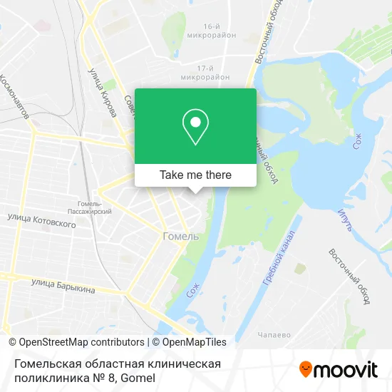 Гомельская областная клиническая поликлиника № 8 map