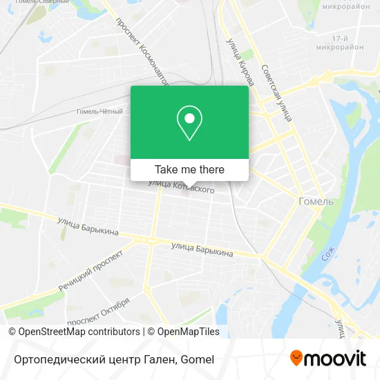 Ортопедический центр Гален map
