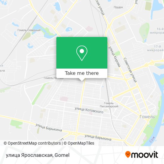 улица Ярославская map